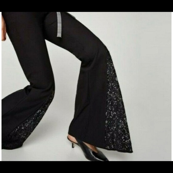 zara bell bottom trousers